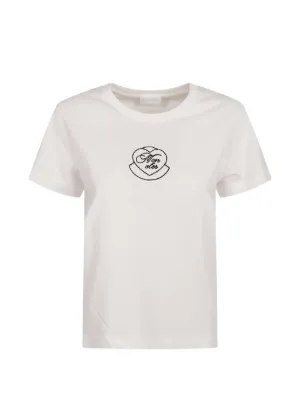 Moncler エンブロイダリー Tシャツ | ホワイト | FARFETCH JP
