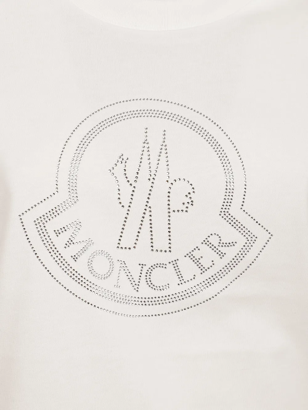 Moncler T-shirt verfraaid met logo Wit