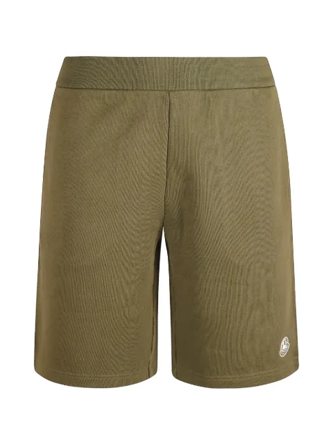 Moncler x Mercedes-Benz logo-patch shorts