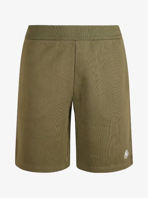 Moncler x Mercedes-Benz logo-patch shorts