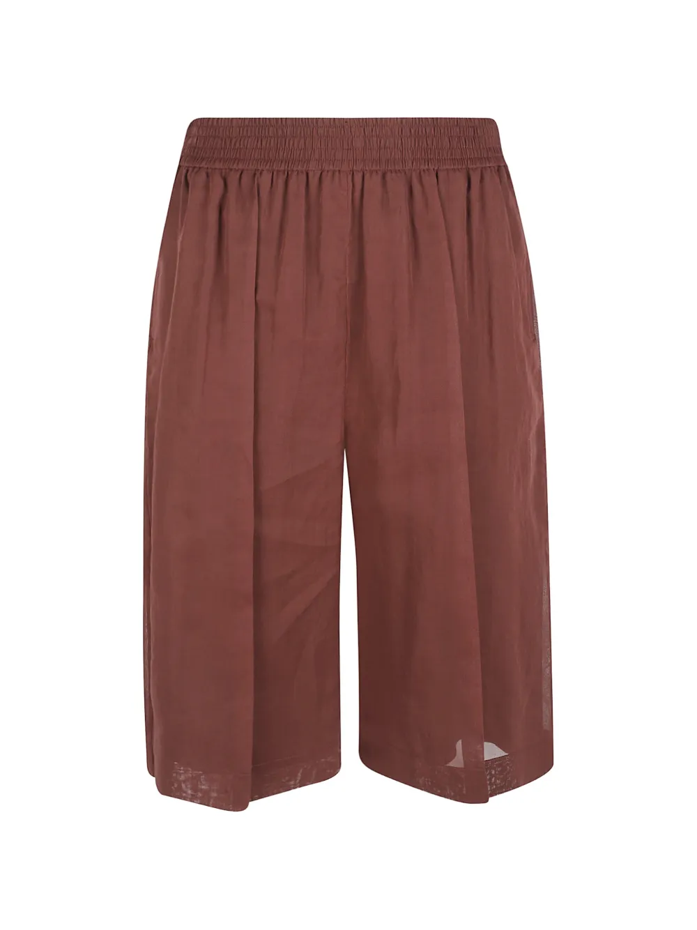Brunello Cucinelli elasticated-waistband shorts - Rot
