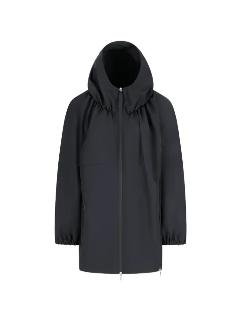Jil Sander hooded gathered jacket