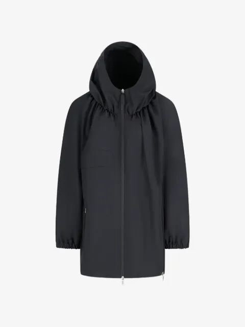 Jil Sander veste froncée à capuche