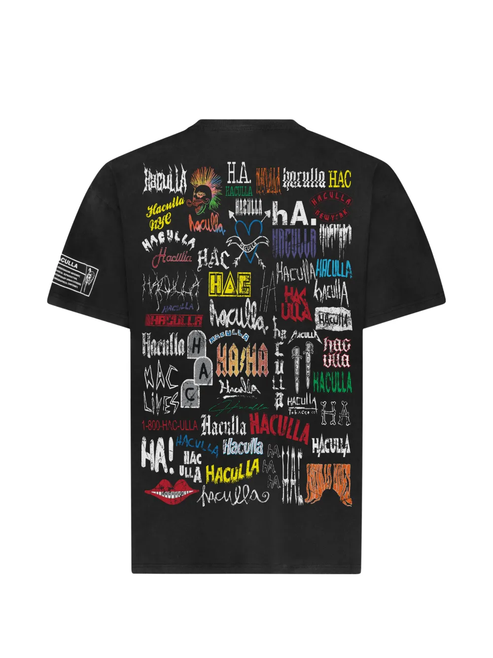 Haculla T-shirt met logoprint Zwart