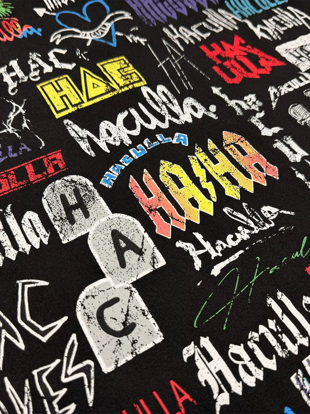 Haculla T-shirt met logoprint Zwart