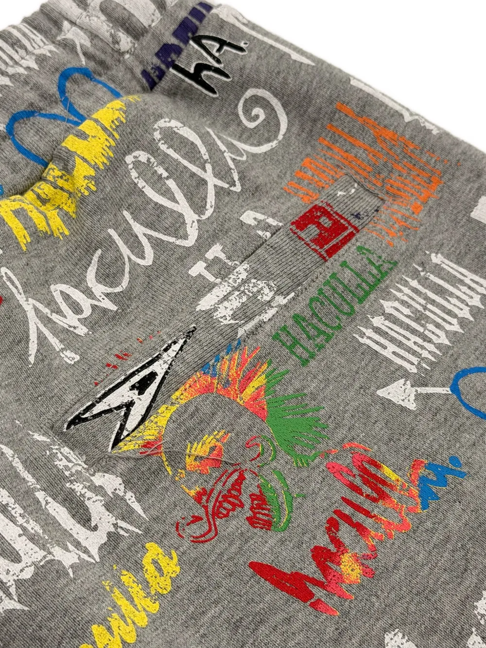 Haculla Shorts met logoprint Grijs