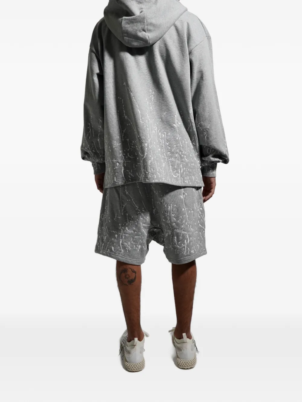 Mostly Heard Rarely Seen Hoodie met borduurwerk Grijs