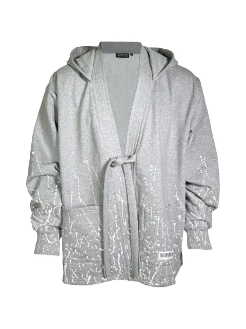 Mostly Heard Rarely Seen paint-embroidered Kimono hoodie