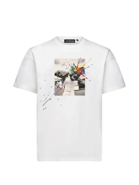 Mostly Heard Rarely Seen embroidered graphic-print T-shirt