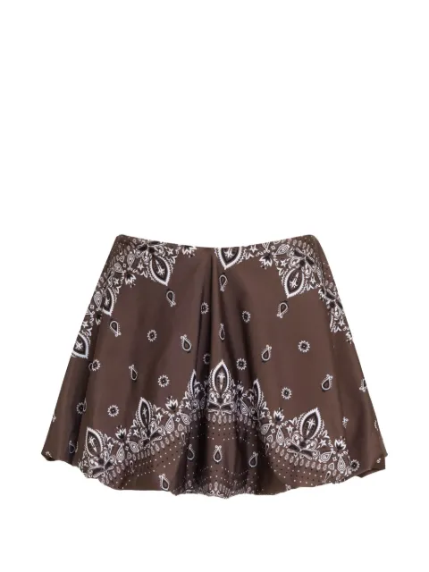 Triya Saia Balone Kika com estampa de bandana