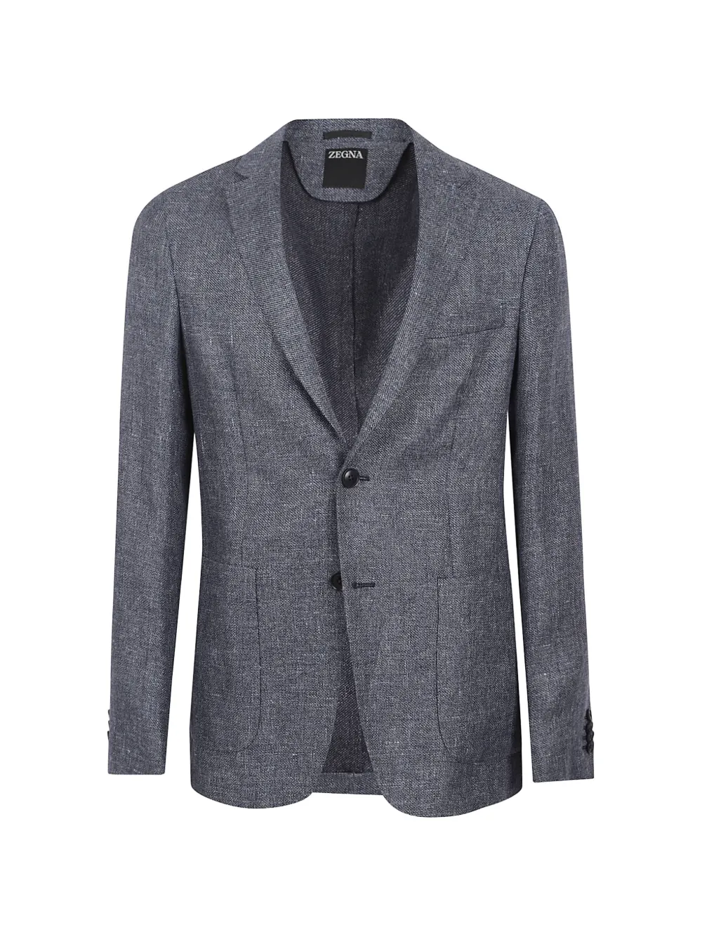 Zegna notched-lapel blazer - Blue