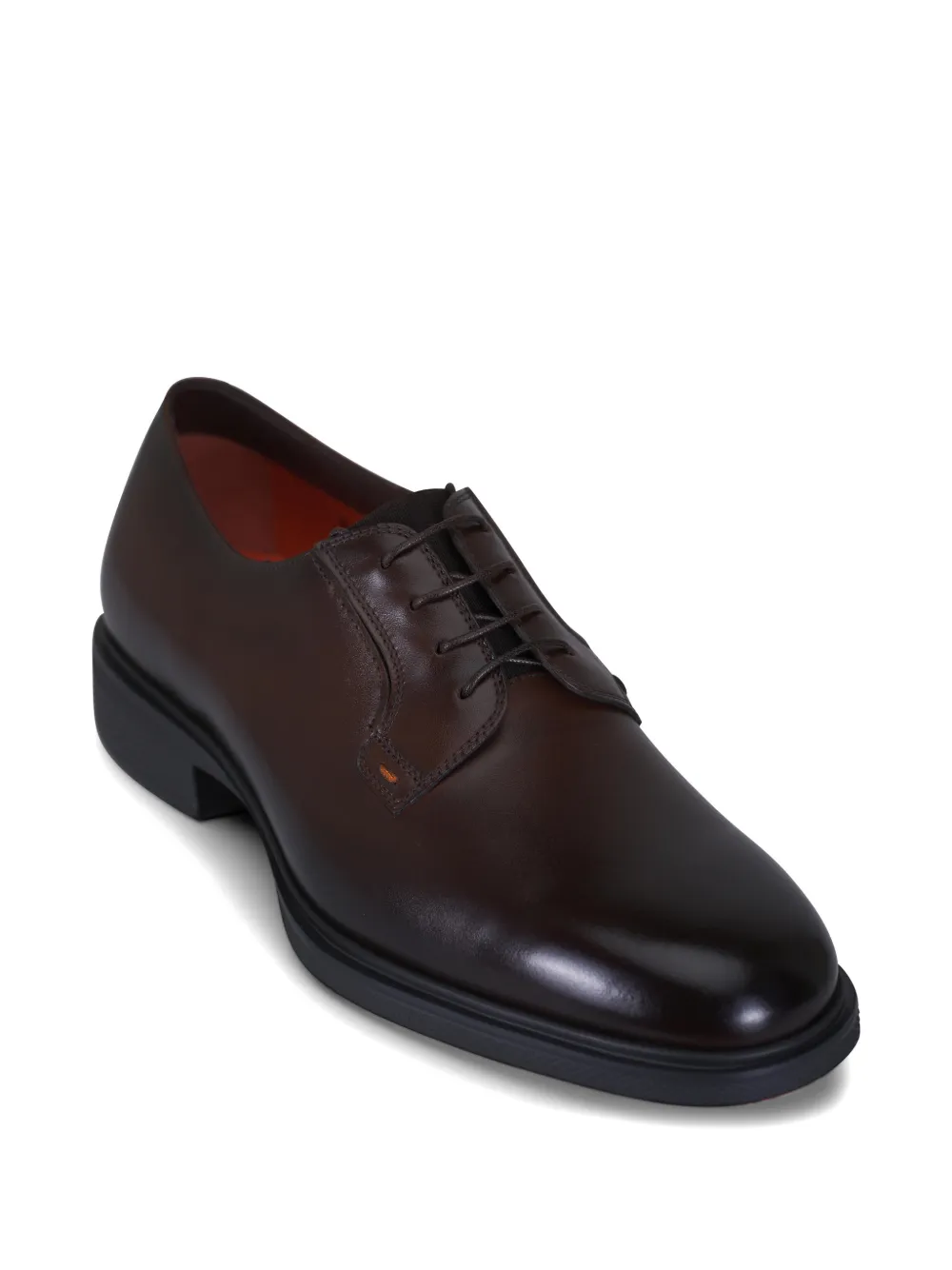 Santoni Easy Revlo leather Derby shoes Bruin
