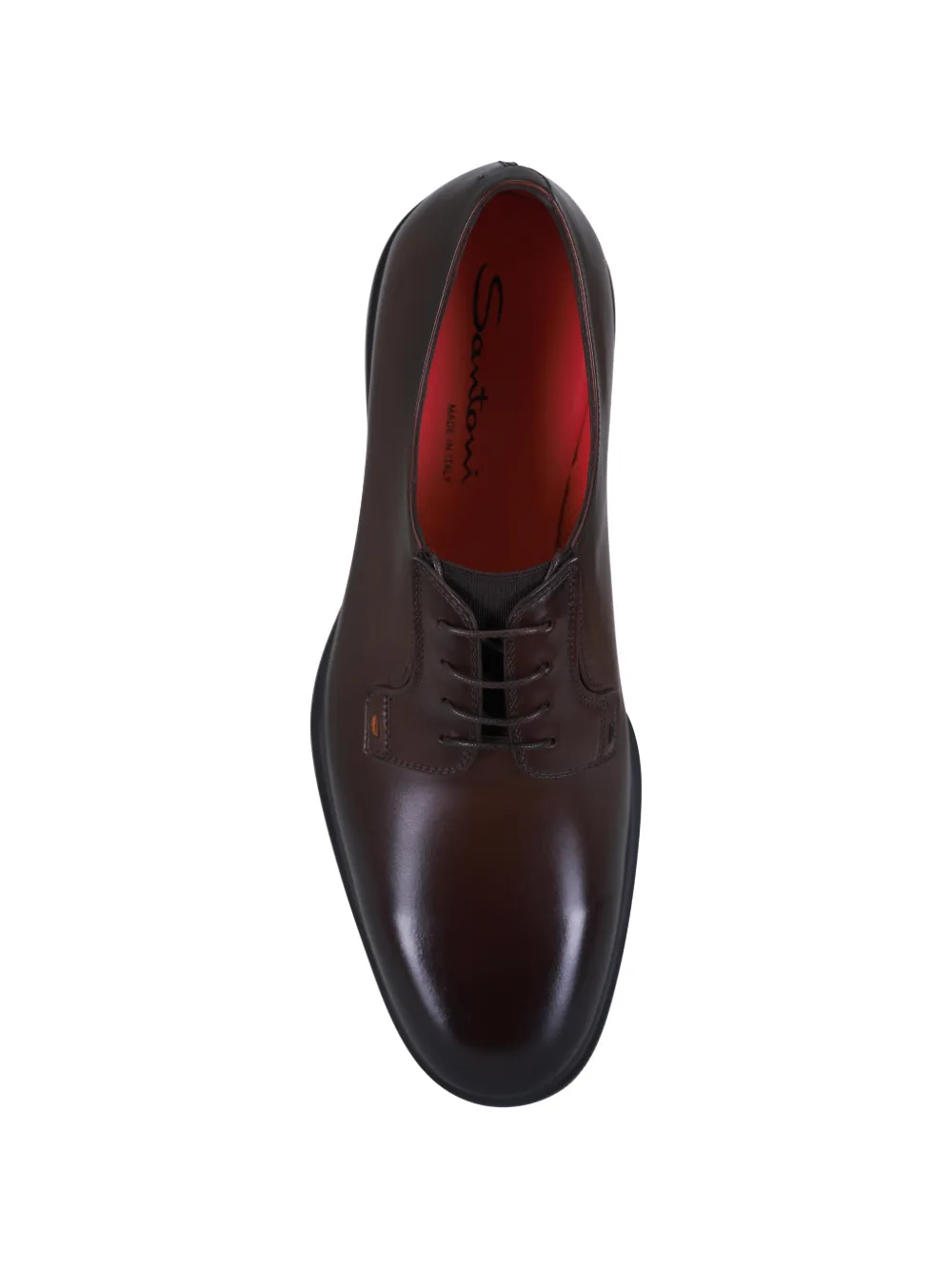 Santoni Easy Revlo leather Derby shoes Bruin