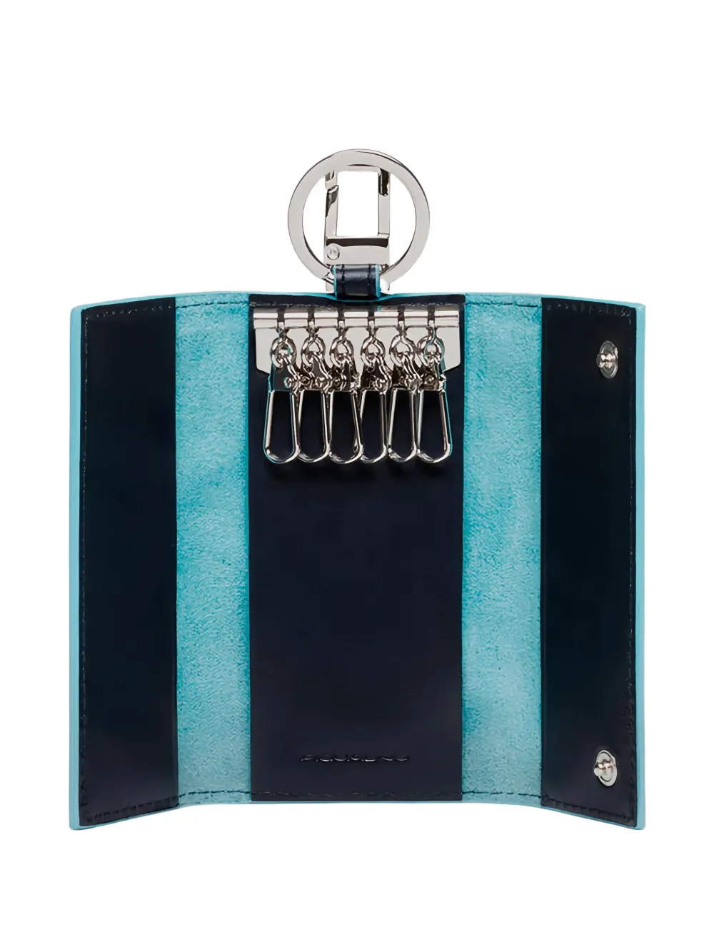 PIQUADRO leather key holder - Blauw