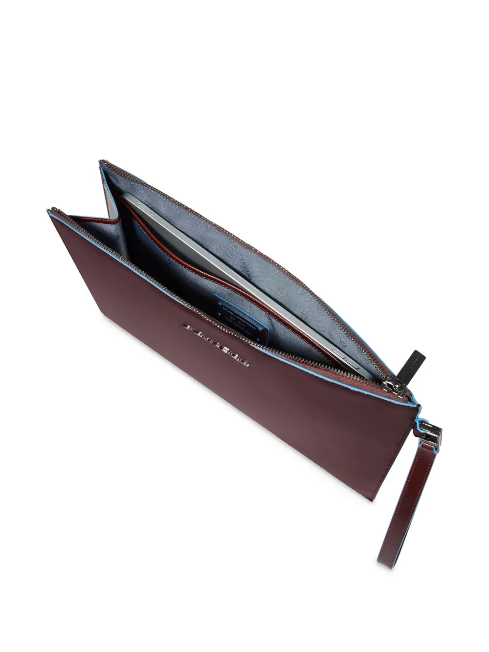 PIQUADRO Clutch met rits Bruin