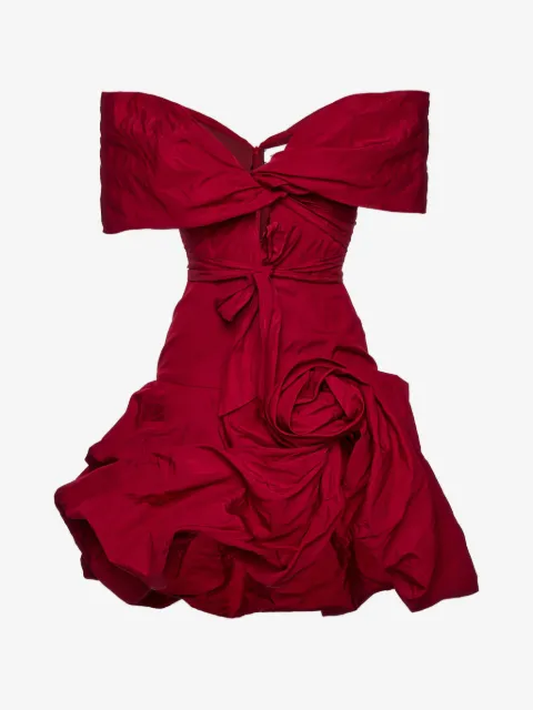 Magda Butrym rosette-detail bubble-skirt dress