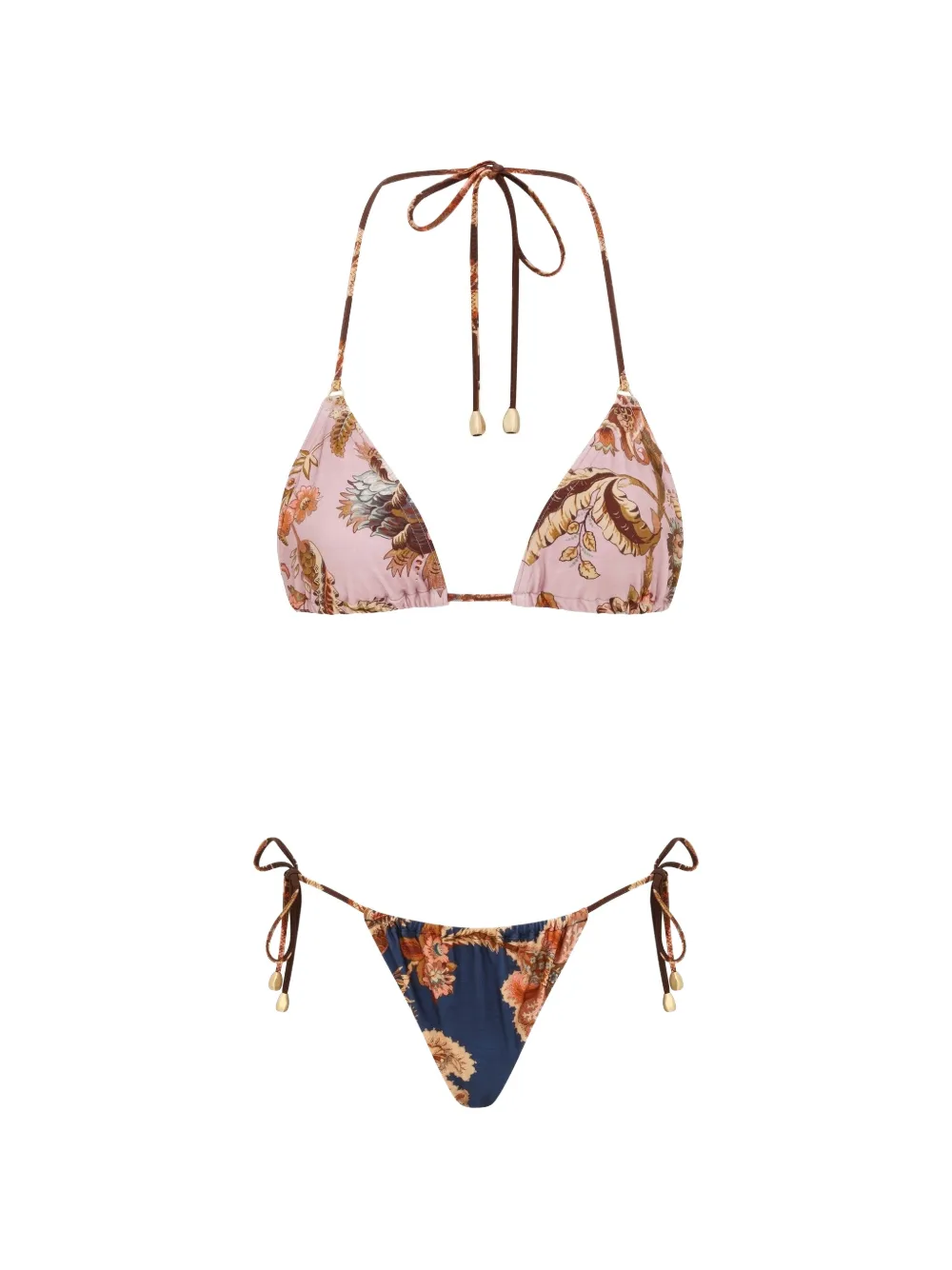 ZIMMERMANN Aster spliced bikini - Blu