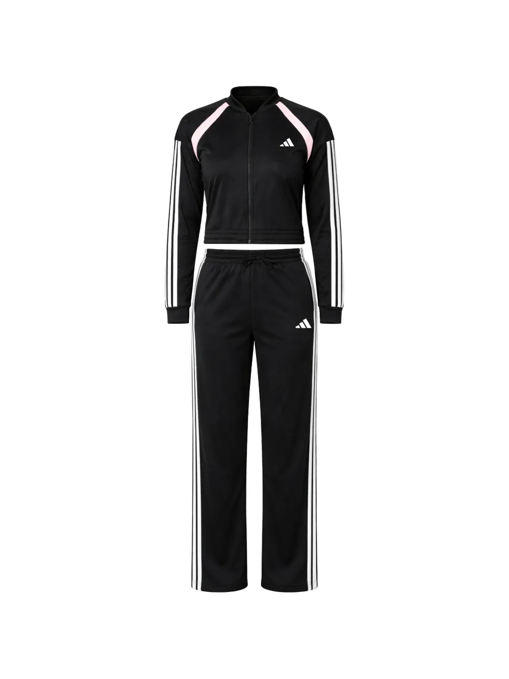 adidas Teamsport 3-Stripes tracksuit set - Nero