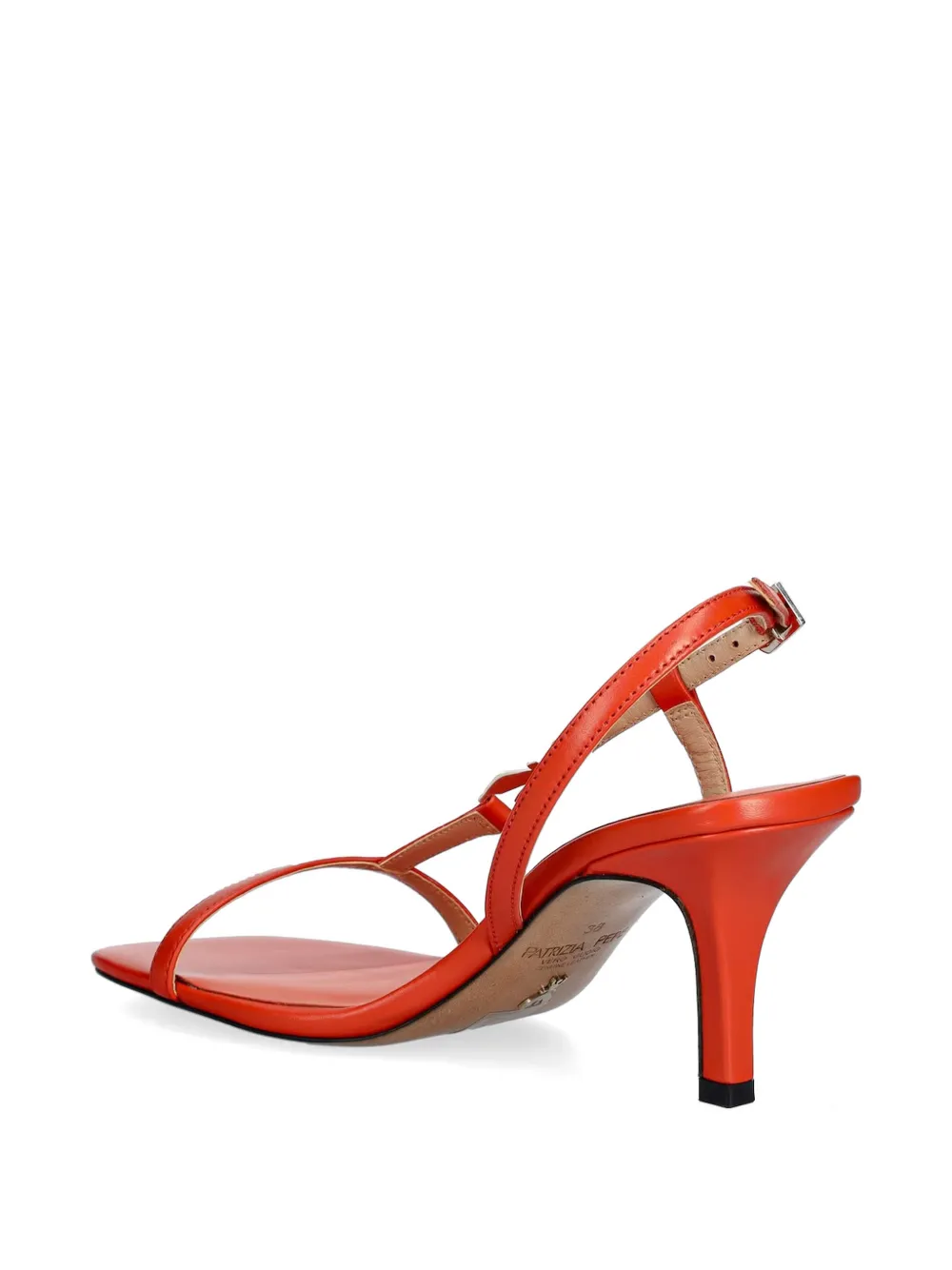 Patrizia Pepe Sandalen verfraaid met logo Oranje