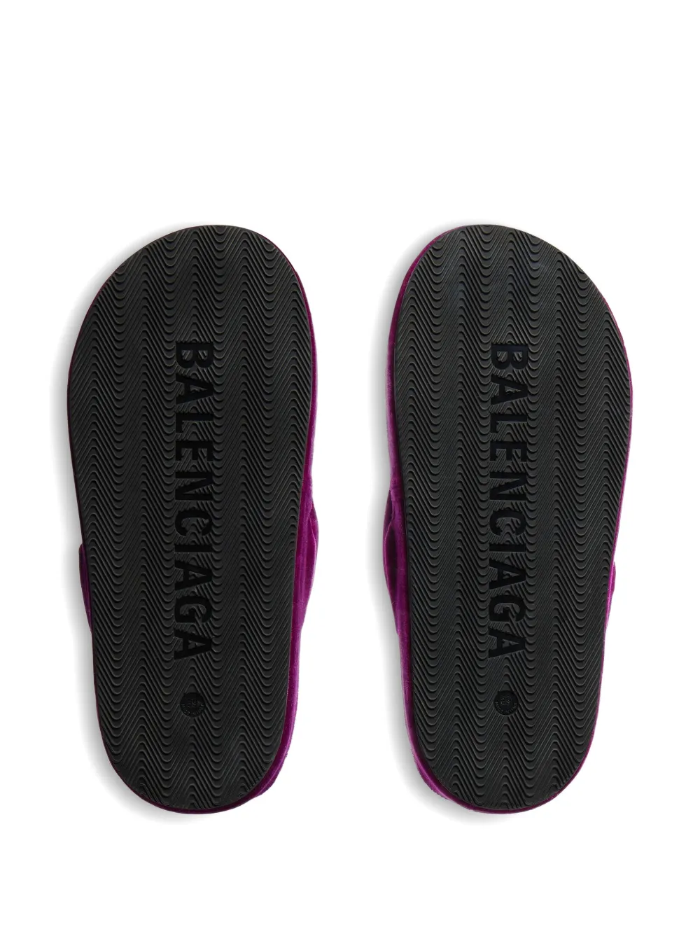 Balenciaga Sandalen met plateauzool Paars