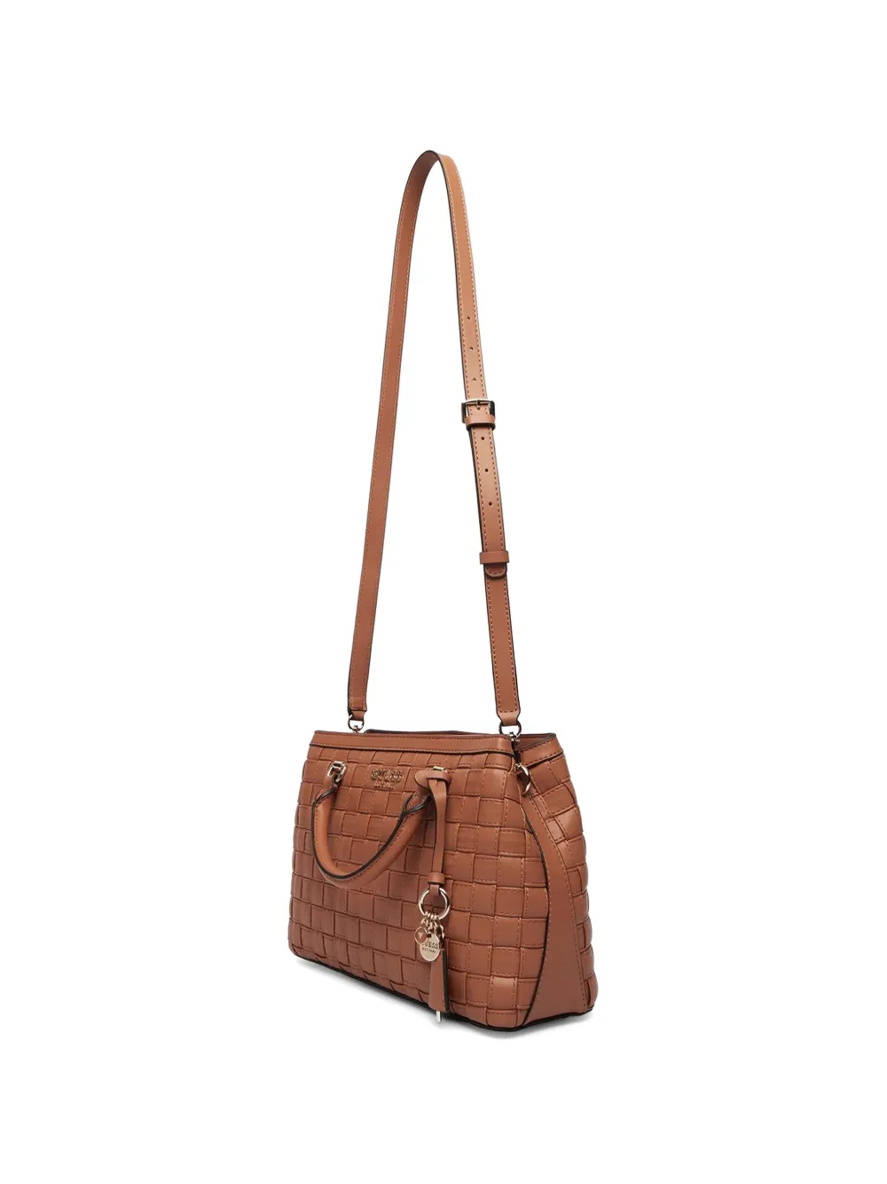 GUESS USA Sandy geweven shopper Bruin
