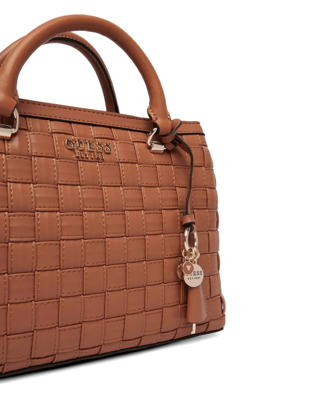 GUESS USA Sandy geweven shopper Bruin