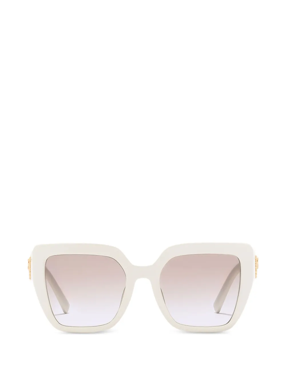 Dolce & Gabbana Eyewear Devotion square-frame sunglasses - Weiß