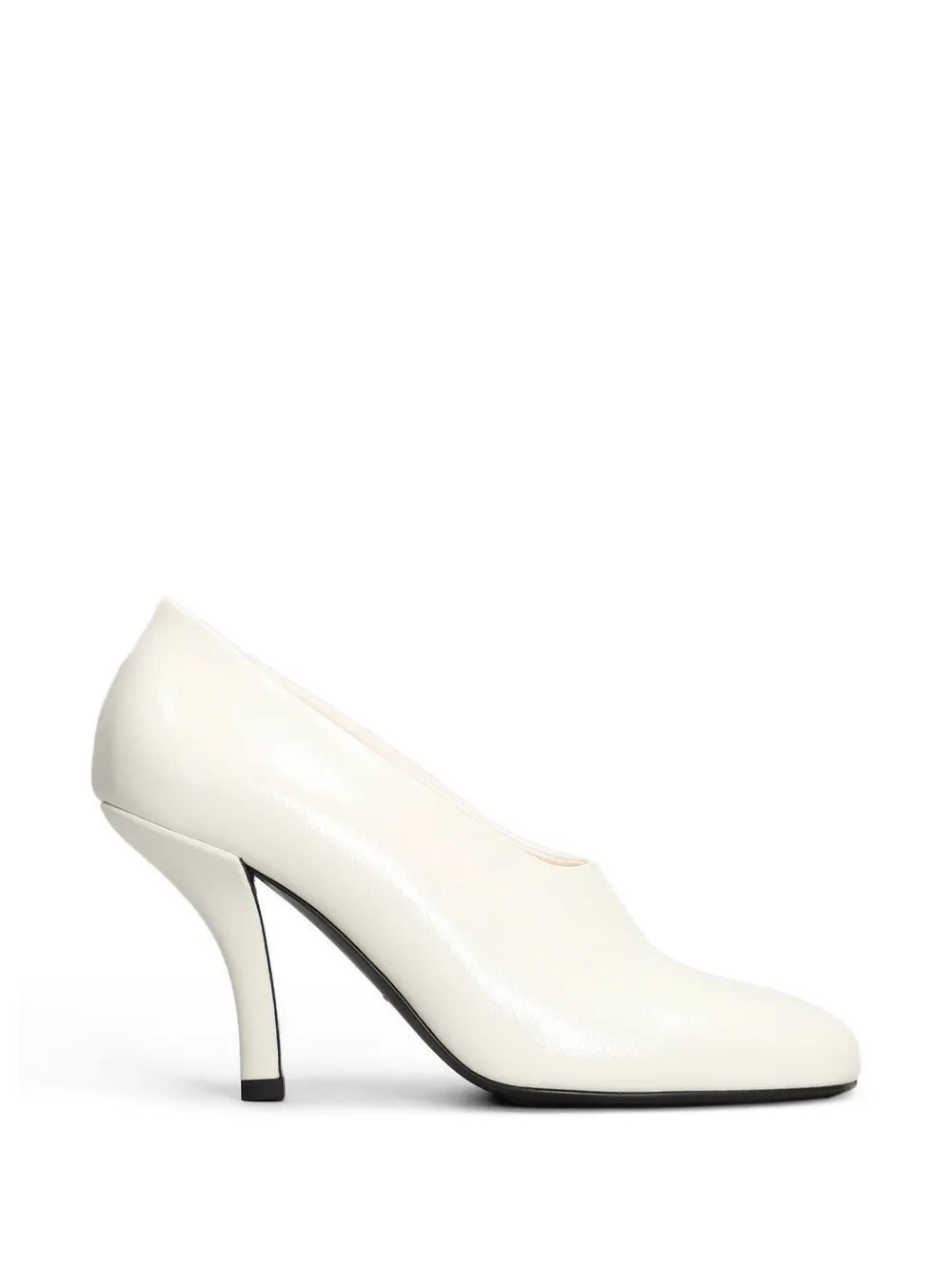 TOTEME Contour polished leather pumps - Nude