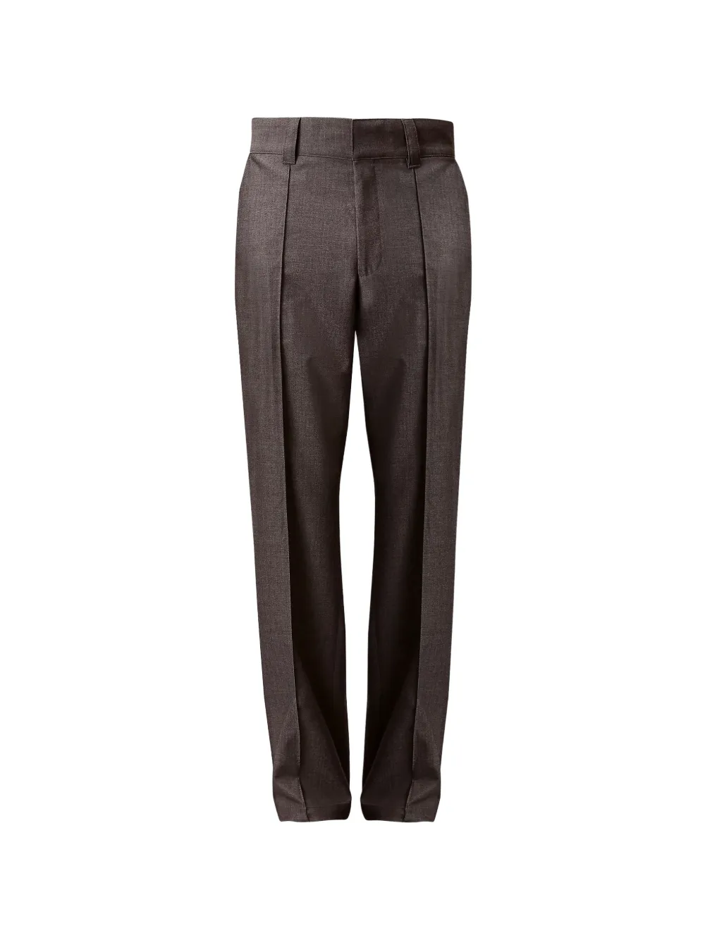 Calvin Klein pressed-crease trousers - Braun