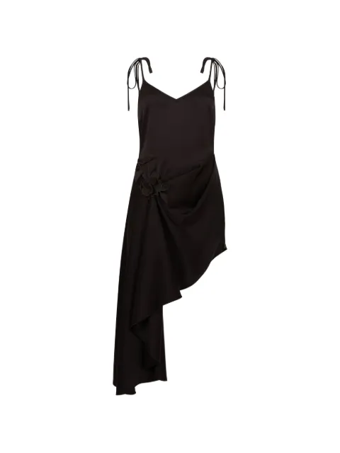 David Koma appliqué draped mini dress