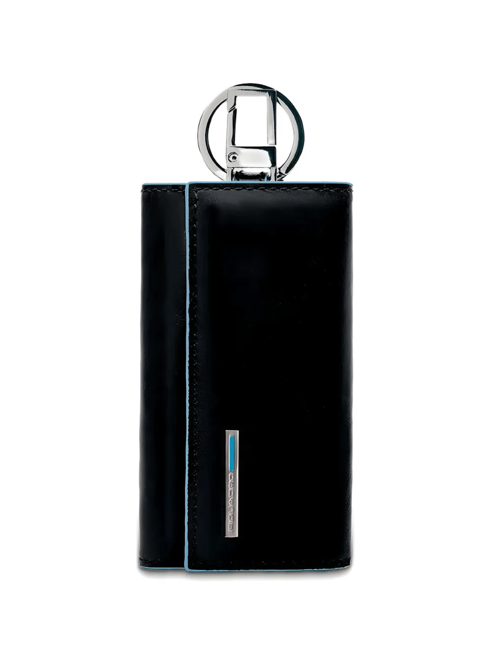 PIQUADRO leather key holder - Nero