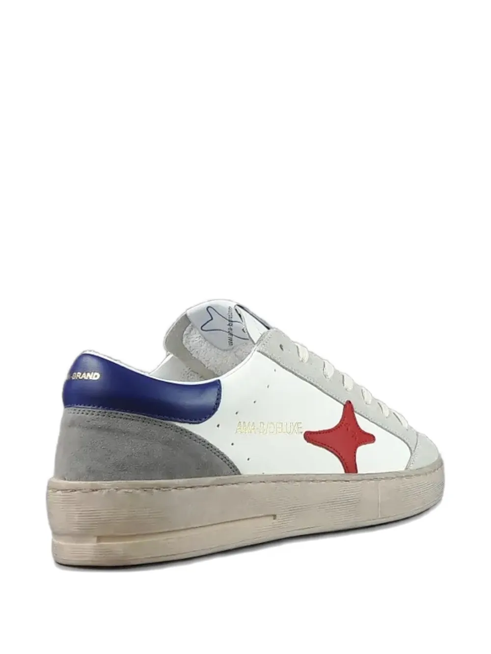 Ama Brand star-patch sneakers Wit