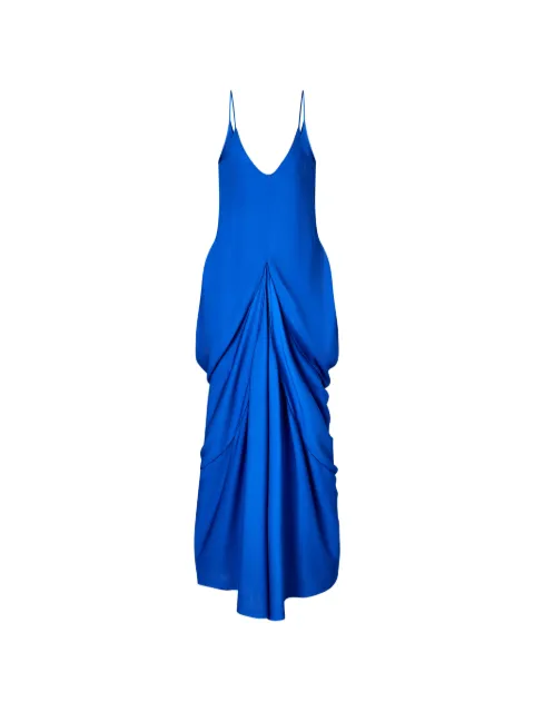 Giorgio Armani Georgette draped-dress