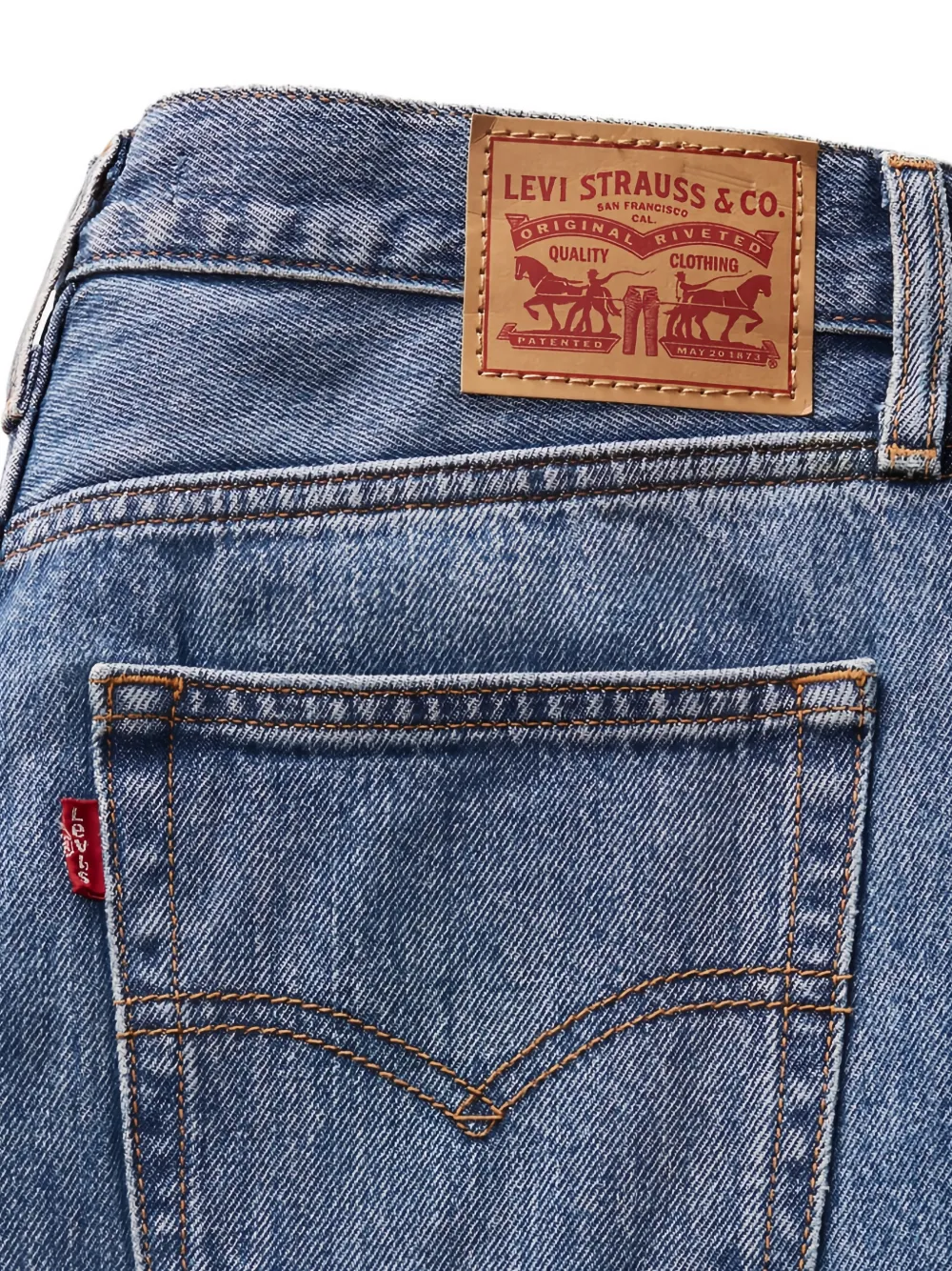 Levi's Jeans met zak Blauw