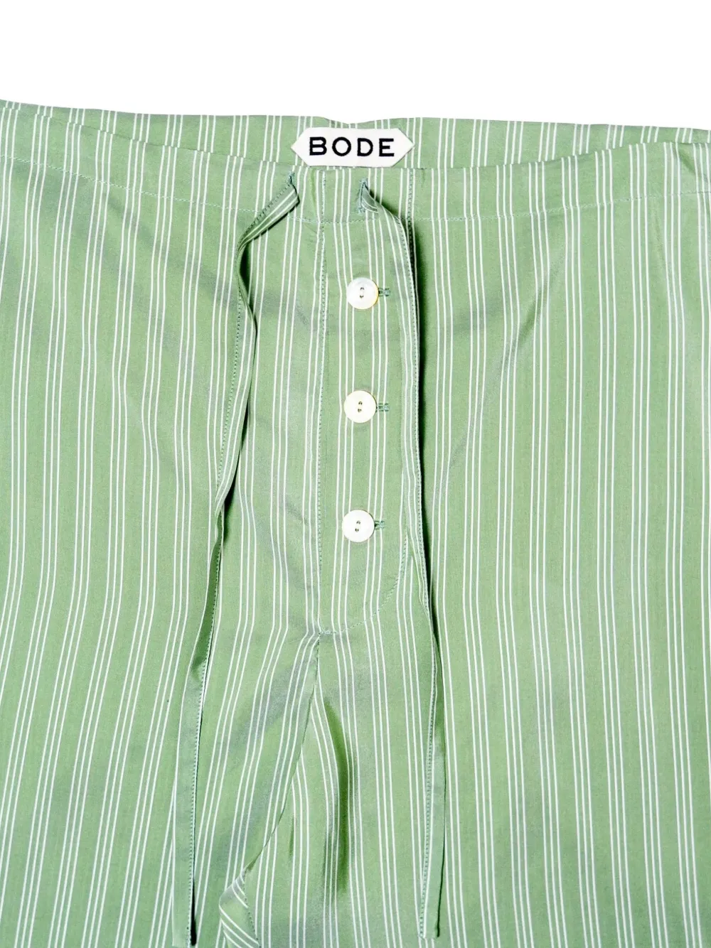  Bode Pyjama Sylvan à Rayures - Vert 
