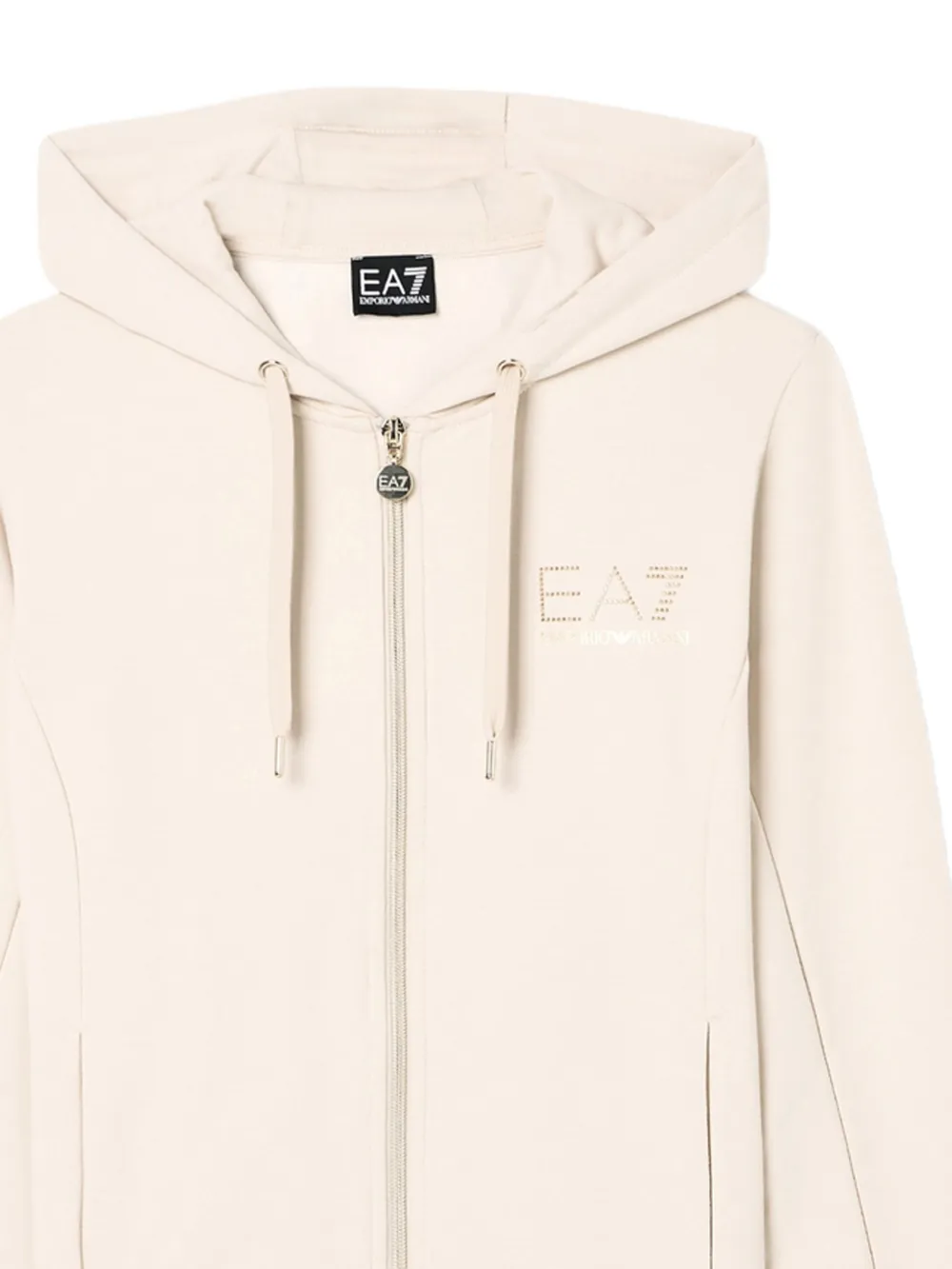 Ea7 Emporio Armani Trainingspak met logoprint Beige