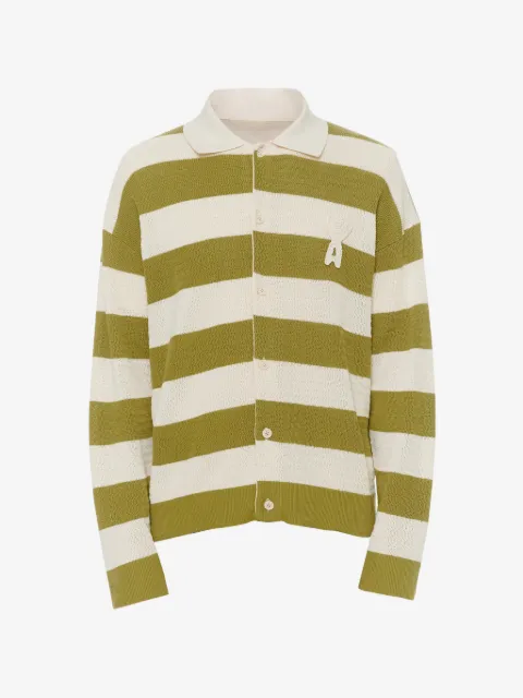 AMI Paris Ami de Coeur striped cardigan