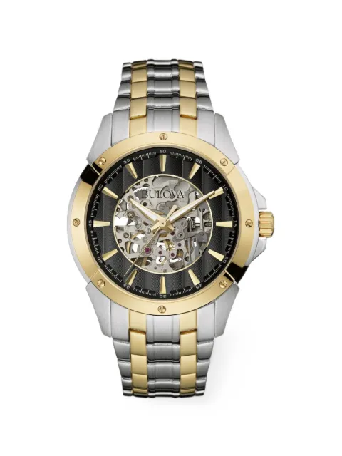 Bulova Classic skeleton-dial 43mm watch