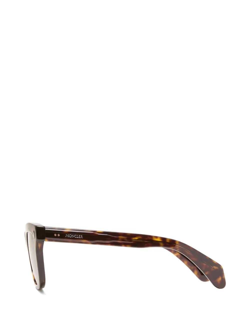 Moncler Eyewear Bronzz zonnebril met schildpadschild-design Bruin