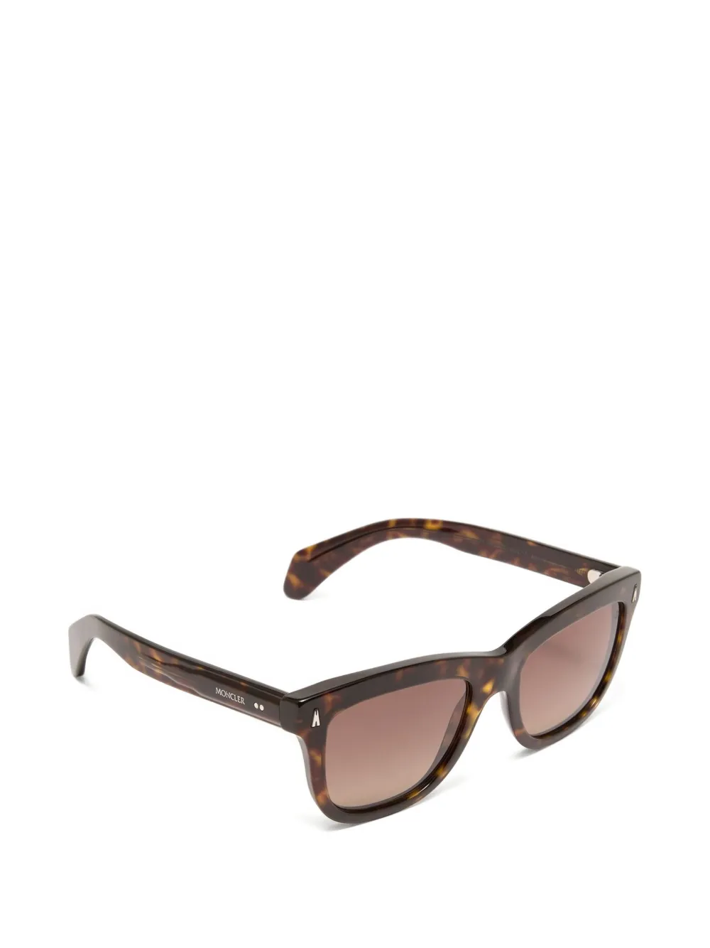 Moncler Eyewear Bronzz zonnebril met schildpadschild-design Bruin