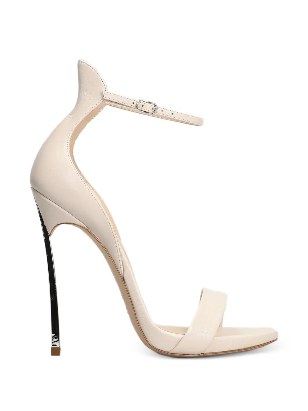 Casadei Blade leather sandals - Toni neutri