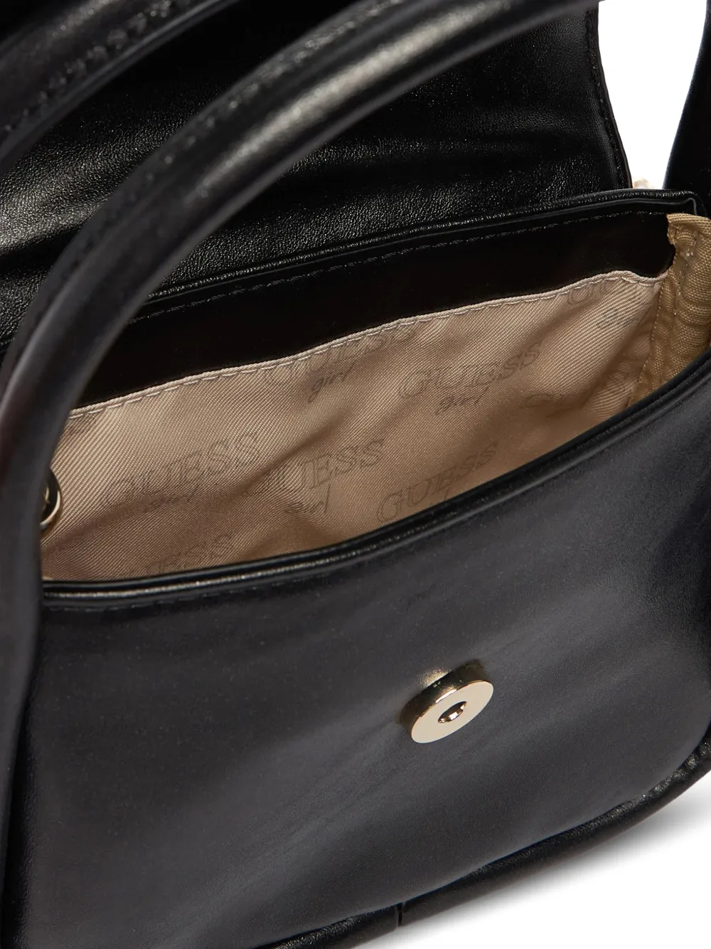 guess kids Schoudertas met logoplakkaat Zwart