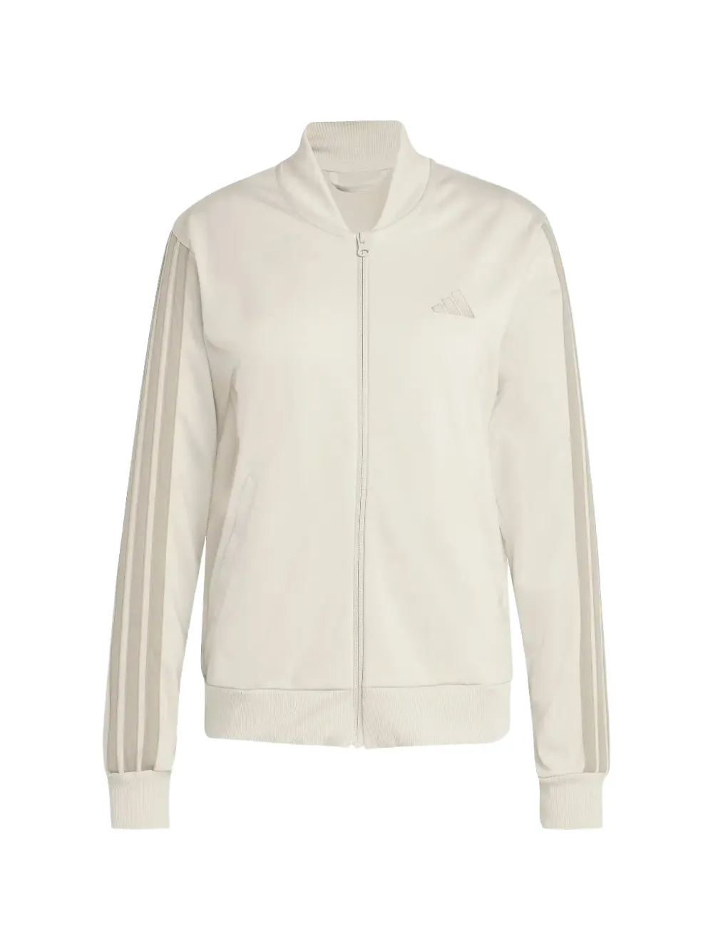 adidas Gestreept trainingspak met logo Beige