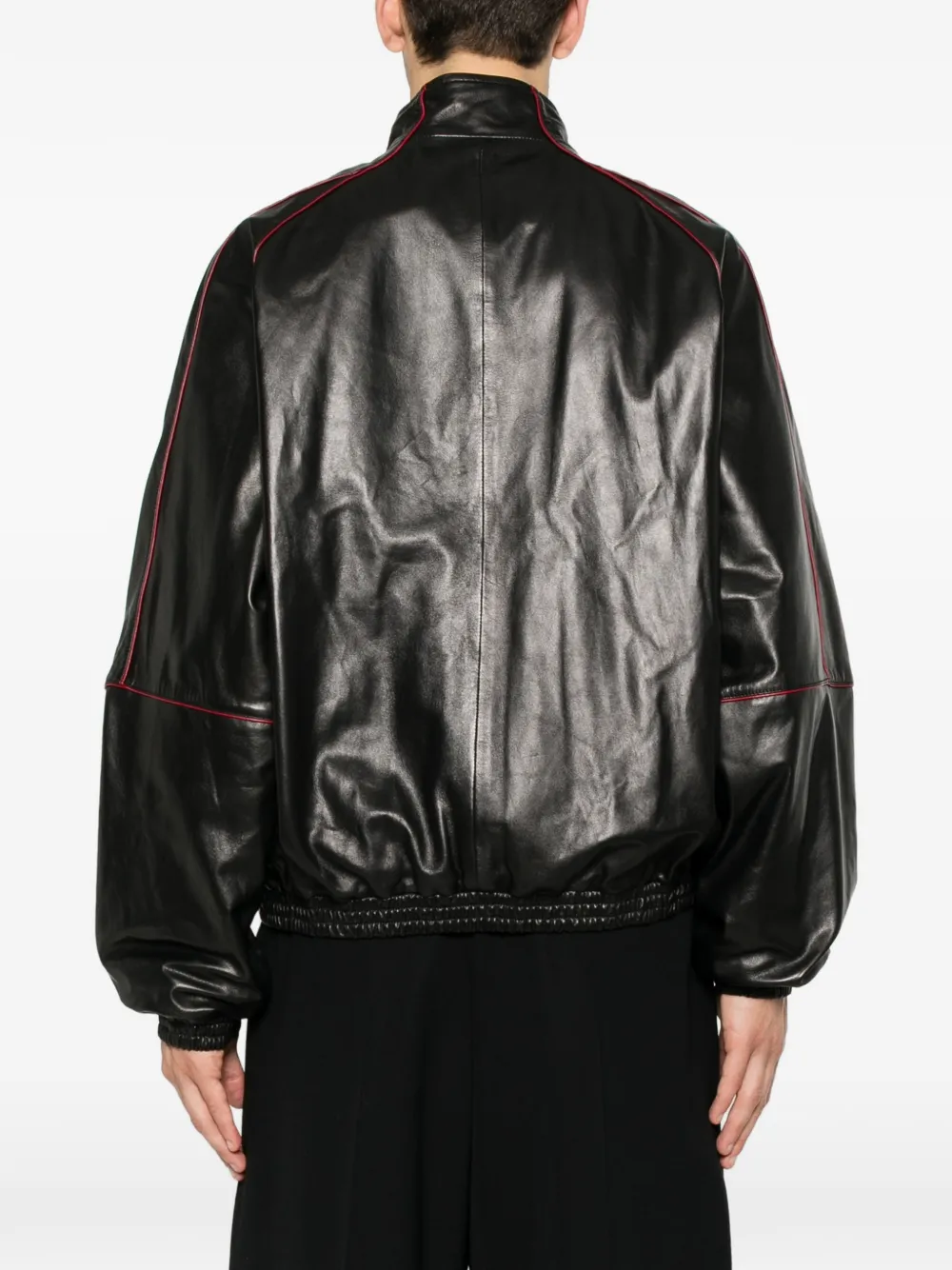 Balenciaga レザージャケット | ブラック | FARFETCH JP