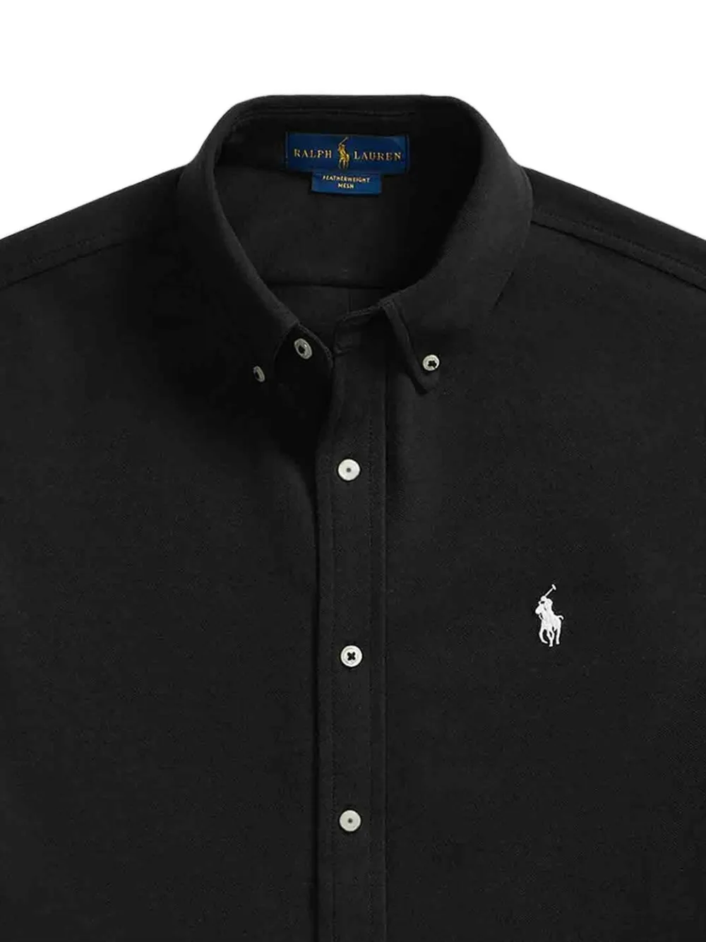 Polo Ralph Lauren Overhemd met logo Zwart