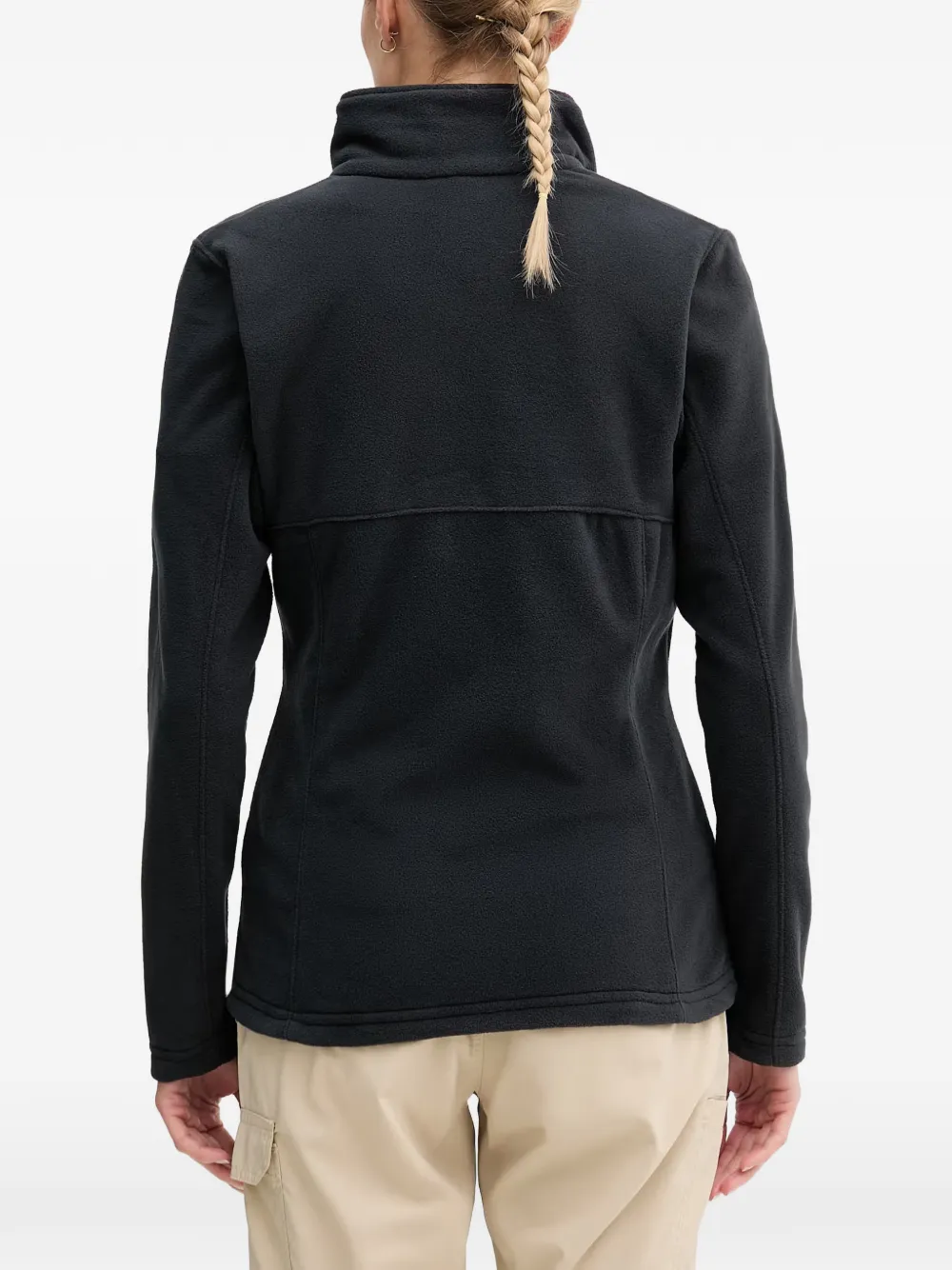 Columbia Fleece sweater met rits Zwart