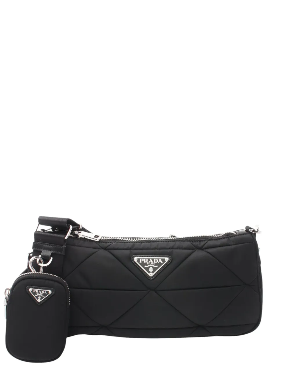 Prada Pre-Owned 2013-2026 Tessuto crossbody bag - Nero