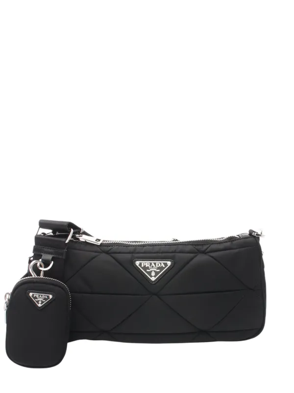 Prada Pre-owned 2013-2026 Tessuto Crossbody Bag in Black