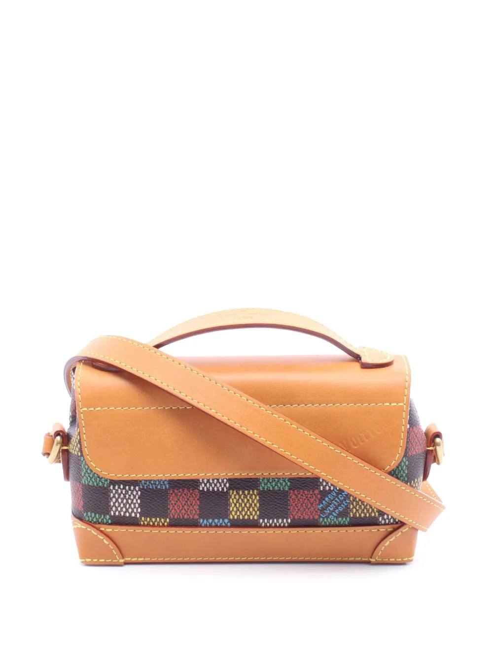Louis Vuitton Pre-Owned 2010-2026 LV Vers Damier Ebene Steamer East West Wearable Wallet satchel - Mehrfarbig