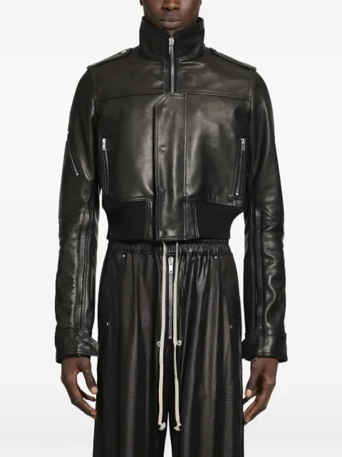 Rick Owens Temple Rev leather jacket